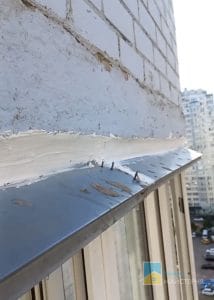 Герметизация швов и навеса